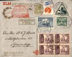 KLM - Kerstvlucht - Curacao - Frankering - 1934, Postzegels en Munten, Brieven en Enveloppen | Nederland, Verzenden, Envelop