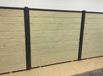 Schuttingen aluminium NIEUW hout look, Tuin en Terras, 1 tot 2 meter, 6 meter of meer, Ophalen of Verzenden, Nieuw