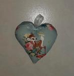 nieuw-Bambi blauw kasthanger/ hartje vintage look, Huis en Inrichting, Ophalen of Verzenden, Nieuw