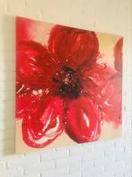 Schilferijen bloem rood 9090, Antiek en Kunst, Ophalen