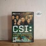 CSI: Crime Scene Investigation Dark Motives - PC Game, Avontuur en Actie, Gebruikt, ., 1 speler