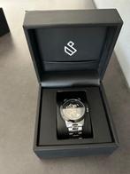 Stalen herenhorloge (Seizmont Dante), Sieraden, Tassen en Uiterlijk, Horloges | Heren, Overige merken, Staal, Staal, Polshorloge