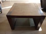 Vierkanten salon of hoektafel, Huis en Inrichting, Tafels | Salontafels, Ophalen, Gebruikt, 50 tot 100 cm, 50 tot 100 cm