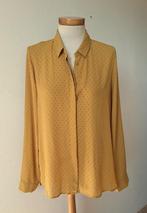 Costes  blouse okergeel met zwarte stippen mt XL, Verzenden, Geel, Maat 46/48 (XL) of groter, Zo goed als nieuw