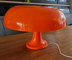 Retro oranje mushroom paddestoellamp, Huis en Inrichting, Lampen | Tafellampen, Ophalen, Kunststof, Zo goed als nieuw, Minder dan 50 cm