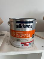 Sikkens houtverf high gloss 2,5L, Doe-het-zelf en Verbouw, Verf, Beits en Lak, Ophalen, Nieuw, Verf, Grijs