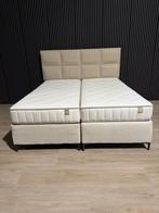 Boxspring 180x200 met auping Vivo, Beige, Tweepersoons, Ophalen of Verzenden, Zo goed als nieuw