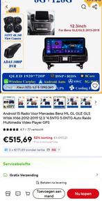 Android 15 Radio Voor Mercedes Benz ML GL GLE GLS W166 X166, Ophalen of Verzenden, Nieuw