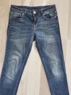 Jeans met glimmende steentjes! Maat 158., C&A, Meisje, Ophalen of Verzenden, Broek