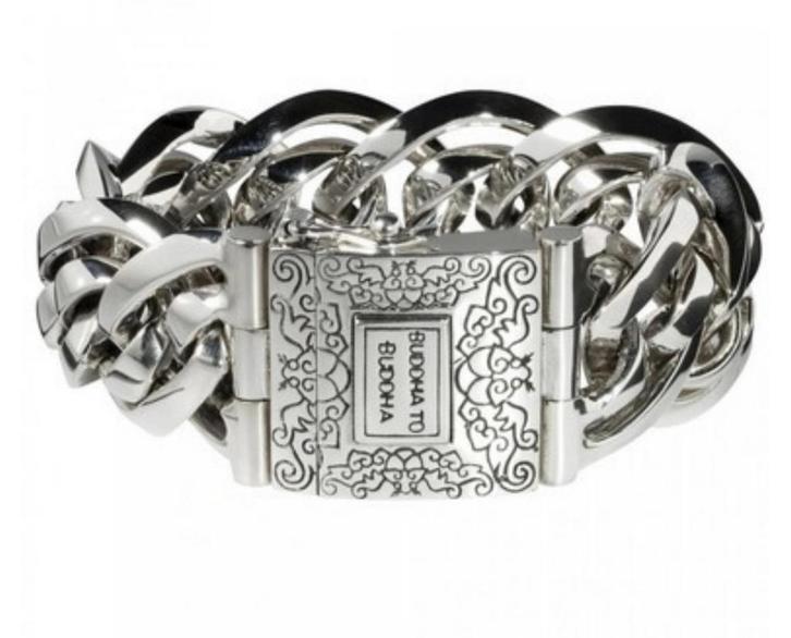 XL Buddha to Buddha armband Nathalie special edition nieuw, Sieraden, Tassen en Uiterlijk, Armbanden, Zo goed als nieuw, Zilver