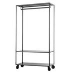 WOOOD Rika kledingrek - zwart metaal, Huis en Inrichting, Ophalen, Met plank(en), 100 tot 150 cm, Nieuw