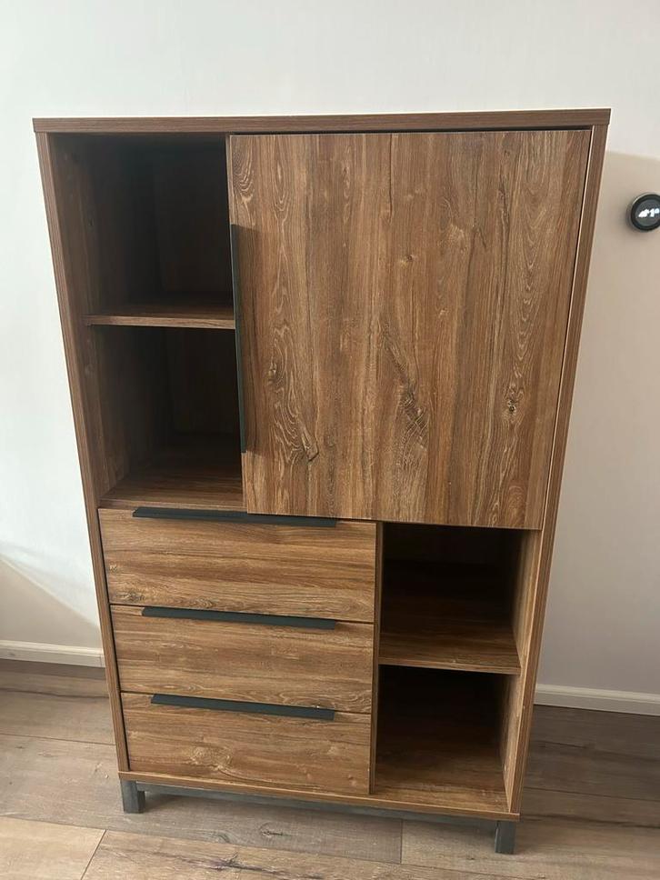 Leen Bakker Matthias meubelset: Salontafel, TV kast, Opbergk, Huis en Inrichting, Kasten | Televisiemeubels, Gebruikt, 100 tot 150 cm