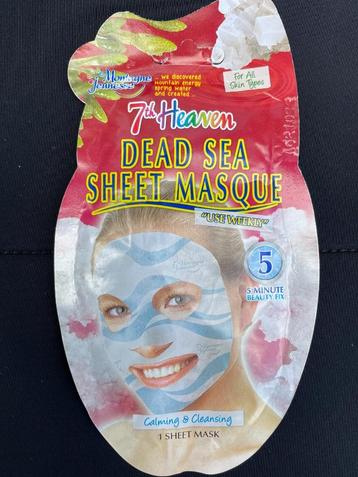 Dead Sea Sheet Mask – Montagne Jeunesse 7th Heaven. Nieuw beschikbaar voor biedingen