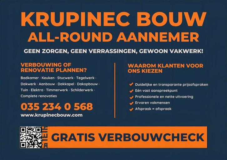Aannemer ‘t Gooi Amsterdam & Utrecht | Dakopbouw & Renovatie, Diensten en Vakmensen, Aannemers, Onderhoud of Restauratie, Verbouw of Aanbouw