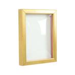 Vintage Diepe Gouden Houten Lijst met Bol Glas Convex, Huis en Inrichting, Woonaccessoires | Lijsten, Minder dan 50 cm, Gebruikt