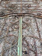 Héél hoge 19de eeuwse smeedijzeren tuinpoort !!!, Tuin en Terras, Tuinhekken en Hekwerk, Ophalen, IJzer, Sierhekwerk
