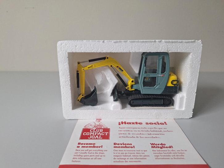 Mini Graafmachine Amann-Yanmar B37., Hobby en Vrije tijd, Modelauto's | 1:32, Zo goed als nieuw, Tractor of Landbouw, Joal, Ophalen of Verzenden