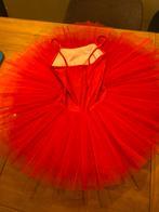 Ballerina Tutu rood, maat 140/146 - 1x gedragen!, Ophalen, Zo goed als nieuw, Kleding