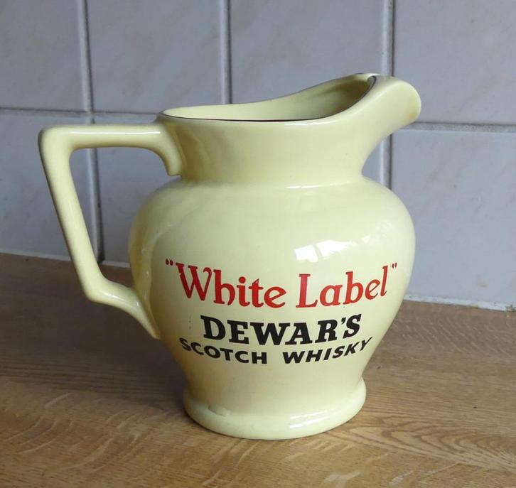 Dewar's White Label Scotch whisky waterkan whiskykan Wade, Verzamelen, Merken en Reclamevoorwerpen, Gebruikt, Gebruiksvoorwerp