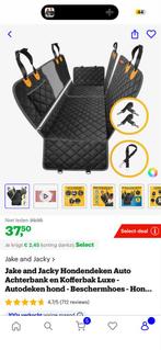 Hondendeken Auto Achterbank - Luxe Bescherming, Dieren en Toebehoren, Honden-accessoires, Ophalen of Verzenden, Gebruikt