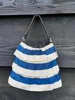 Furla Handtas Schoudertas Blauw/Wit, Ophalen of Verzenden, Zo goed als nieuw, Blauw, Handtas