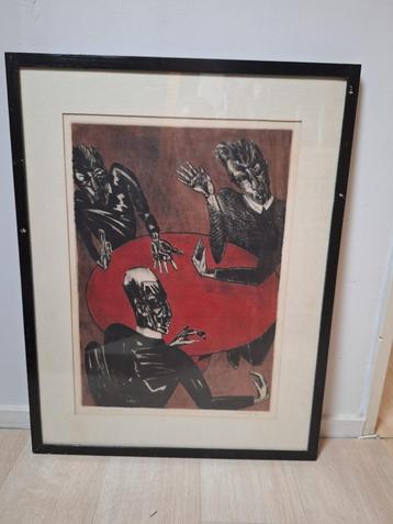 Passe Partout met mooi schilderij van Lemmens beschikbaar voor biedingen