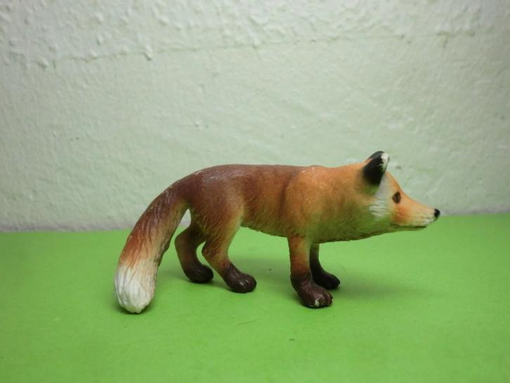 Schleich 14338 vos, dierfiguur, Verzamelen, Dierenverzamelingen, Gebruikt, Beeldje of Figuurtje, Wild dier, Ophalen of Verzenden