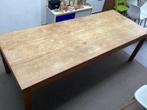 Houten eettafel, Huis en Inrichting, Tafels | Eettafels, Ophalen, Gebruikt, 200 cm of meer, 50 tot 100 cm