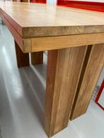 Teak Eettafel + 6 Krukken, Huis en Inrichting, Ophalen, Gebruikt, 100 tot 150 cm, Teakhout