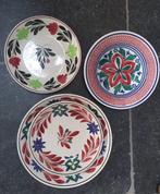 4x boerenbont rijstschaal Societe Ceramique, Ophalen of Verzenden