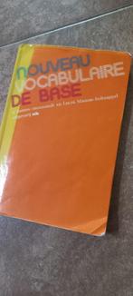 frans vocabulairboek 'Nouveau vocabulaire de base', Boeken, Gelezen, Frans, Ophalen of Verzenden