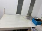 grote witte tafel, Huis en Inrichting, Tafels | Eettafels, 150 tot 200 cm, 150 tot 200 cm, Gebruikt, Houten