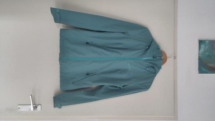 Waterdichte regenjas Decathlon Quechua wandeljas fietsjas, Kleding | Dames, Jassen | Winter, Gedragen, Maat 38/40 (M), Blauw, Ophalen of Verzenden