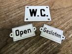 Emaille bord, Verzamelen, Merken en Reclamevoorwerpen, Ophalen of Verzenden, Gebruikt, Reclamebord