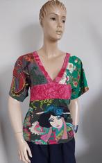 Desigual top maat M, Kleding | Dames, Tops, Maat 38/40 (M), Overige kleuren, Verzenden, Zo goed als nieuw