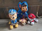 Paw Patrol Knuffels, zakje-sleutelhanger & Kussen, Ophalen, Zo goed als nieuw, Hond
