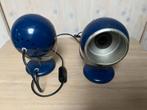 Vintage blauwe space age lampen, Gebruikt, Ophalen of Verzenden