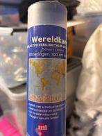 Wereldkaart 100 x 130 cm – Geplastificeerd met reliëf, Ophalen, Zo goed als nieuw, 2000 tot heden, Landkaart