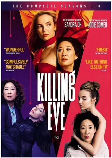 Killing Eve - Seizoen 1 - 3 (6 DVD BOX, NL Ondertiteling!)  beschikbaar voor biedingen