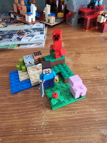 Lego minecraft creeper ambush helemaal compleet beschikbaar voor biedingen