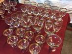 Antiek glasservies met gouden rand, Antiek en Kunst, Ophalen of Verzenden