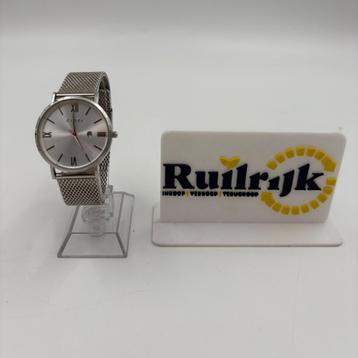 Zinzi Z502 dameshorloge zilver met datum en roze wijzer beschikbaar voor biedingen