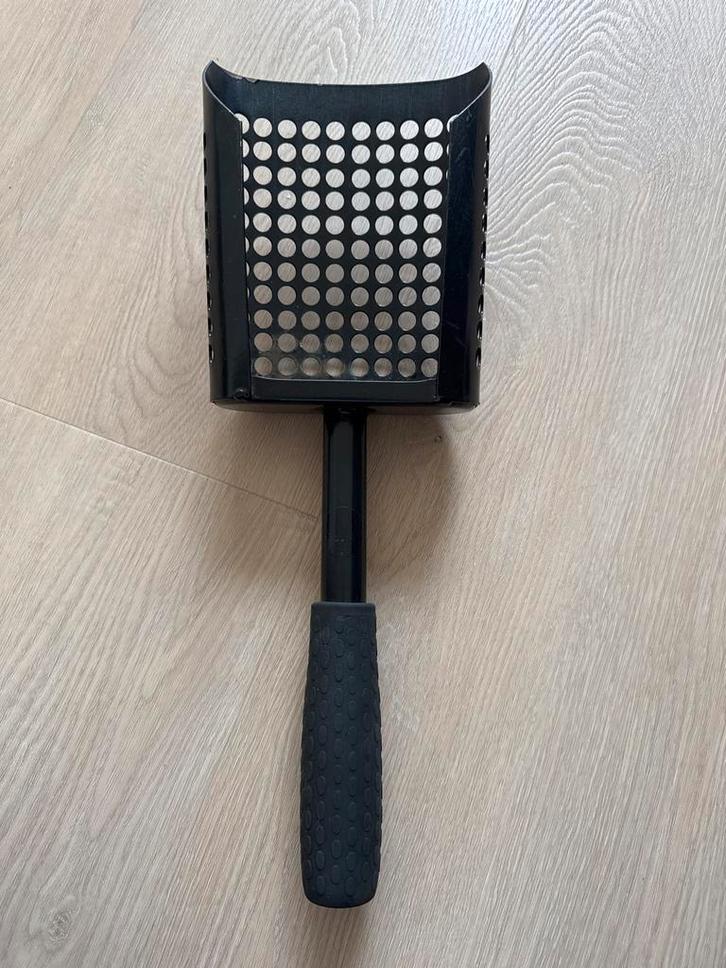 Zwarte Ada Hand Schep/Zeef, Hobby en Vrije tijd, Metaaldetectors, Gebruikt, Overige merken, Ophalen of Verzenden