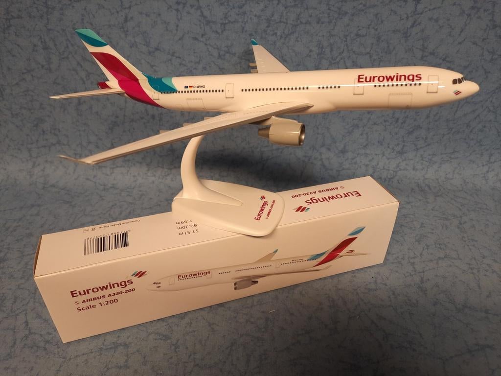 Airbus A330-200 Eurowings (nieuw), Schaalmodel, ., Nieuw, Ophalen of Verzenden