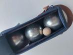 Jeu de boules 3 stalen ballen in etui Koodza, Sport en Fitness, Ophalen of Verzenden, Zo goed als nieuw