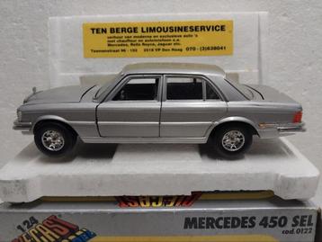 Mercedes 450 SEL Ten Berge Limousine service Bburago 1:24 KR beschikbaar voor biedingen