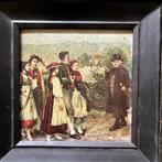 Oud schilderijtje, Ophalen of Verzenden