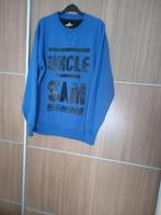 trui UNCLE SAM SWEATER L nette trui heren, Kleding | Heren, Maat 52/54 (L), Blauw, Ophalen of Verzenden, Gedragen