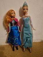 Barbie Frozen Anna en Elsa, Ophalen of Verzenden, Gebruikt, Barbie