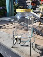 Glazen Waterpot met Kraan en Standaard, Ophalen of Verzenden, Zo goed als nieuw